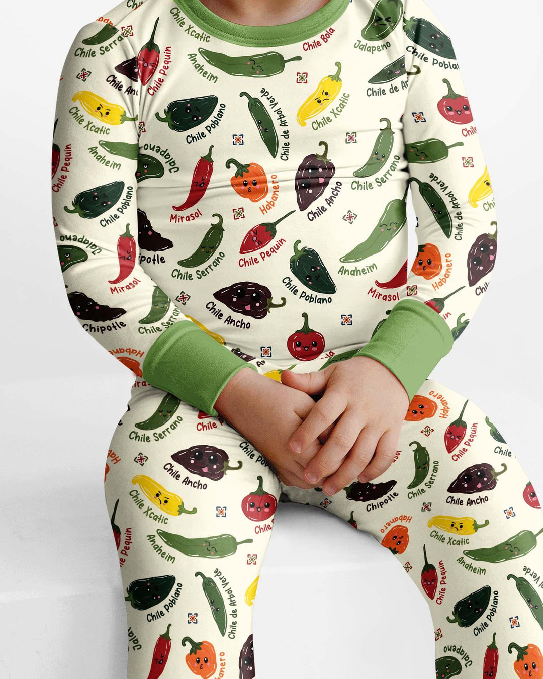 Template Bamboo Two Piece Long Sleeve Pyjamas Set