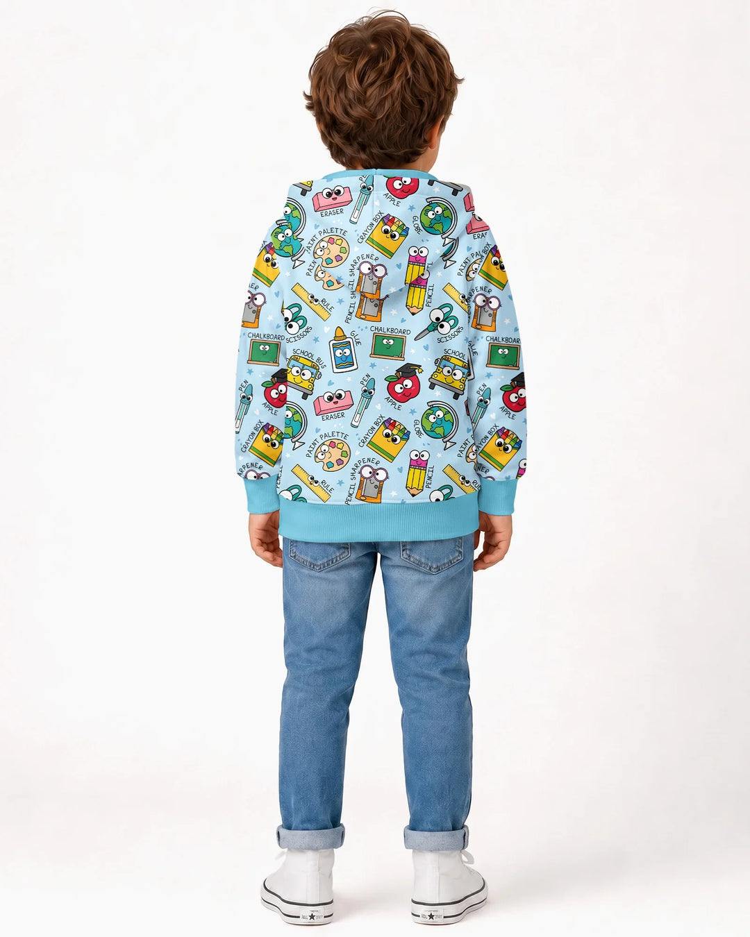 Happy School Pals Bamboo Zip Hoodie