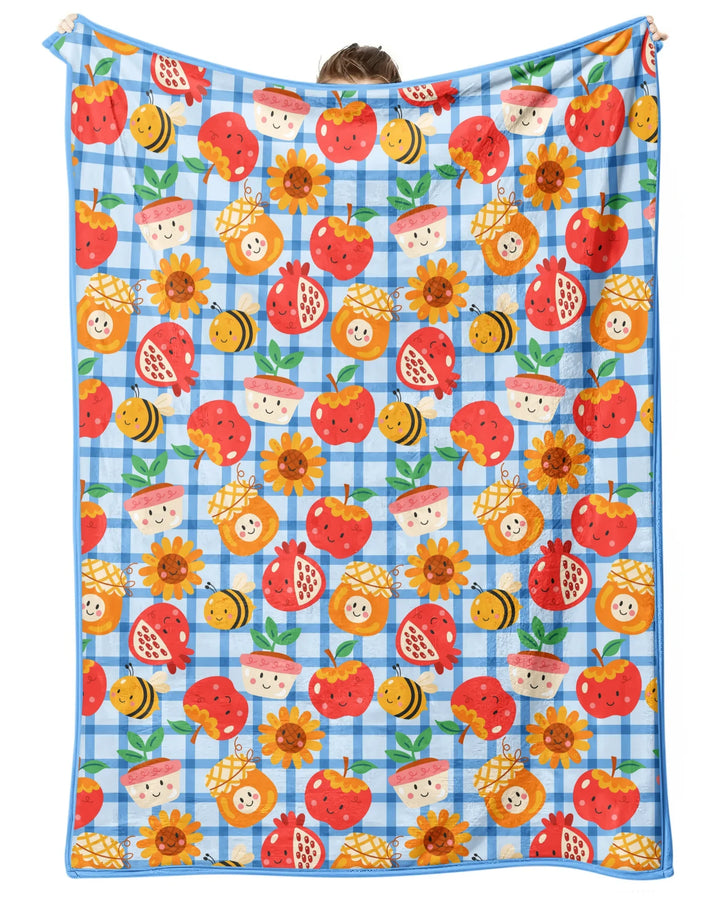 Sweet New Year Bamboo Blanket