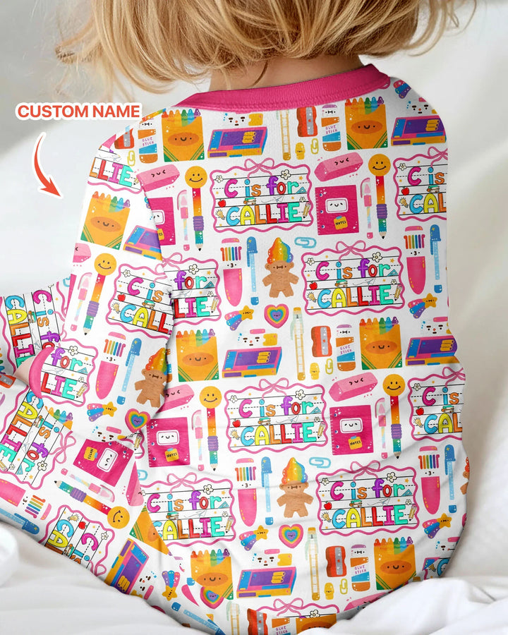 Custom Name Classroom Cuties Bamboo Convertible Zippy