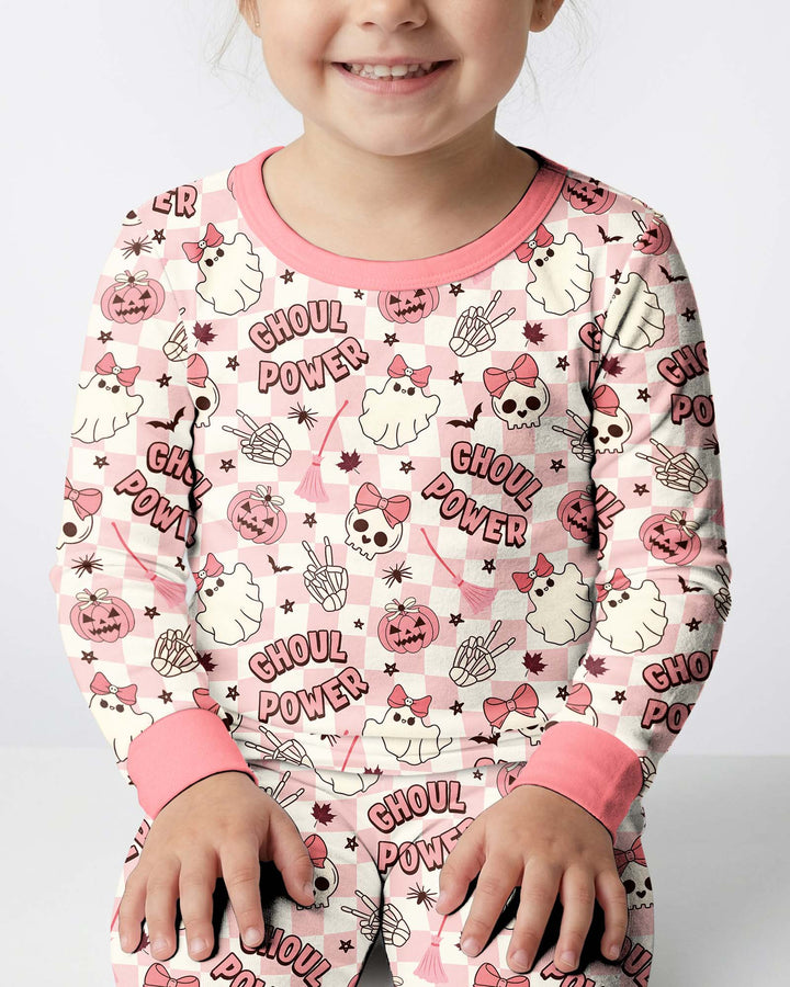 Ghoul Power Bamboo Two Piece Long Sleeve Pajama Set