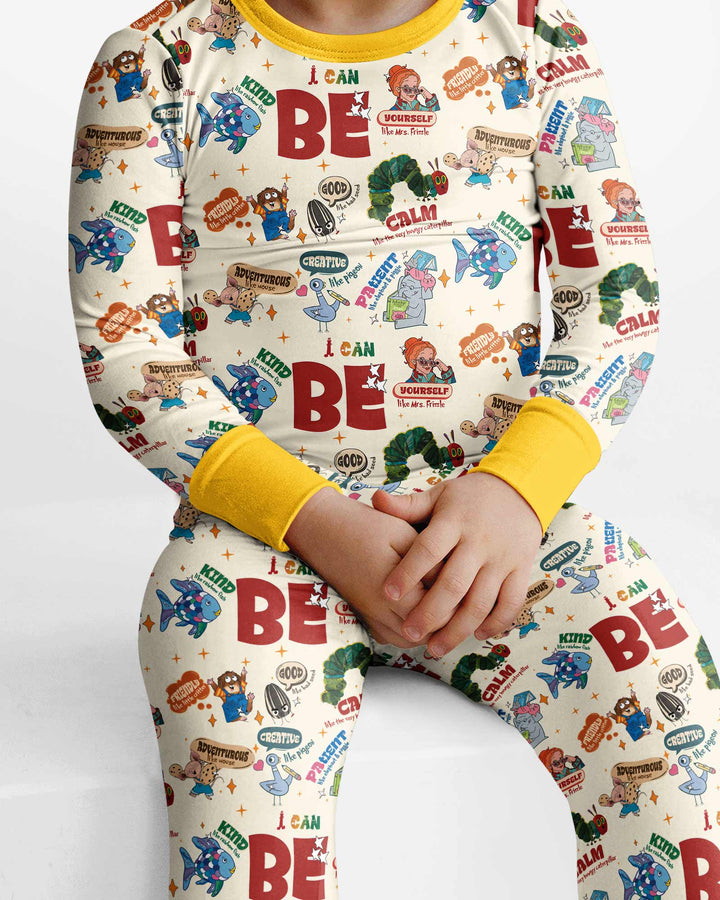 I Can Be Bamboo Two Piece Long Sleeve Pajama Set