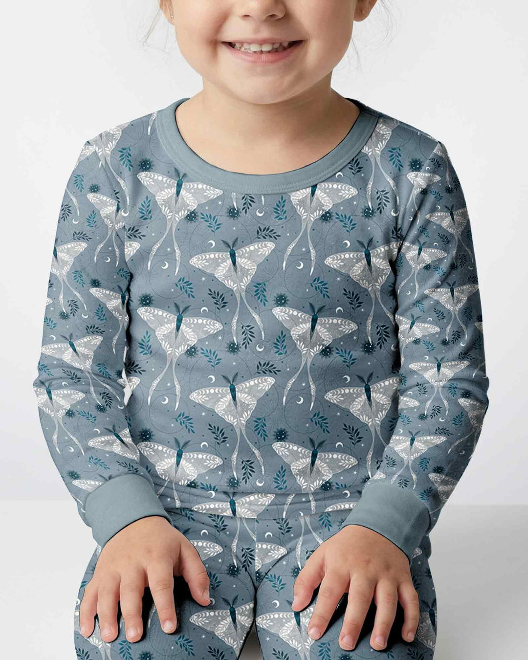 Template Bamboo Two Piece Long Sleeve Pyjamas Set
