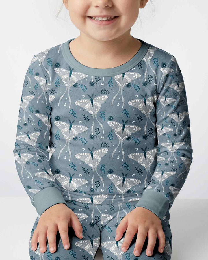 Template Bamboo Two Piece Long Sleeve Pyjamas Set