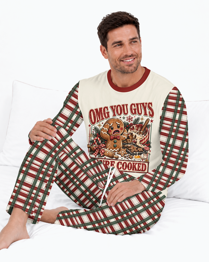 You Guys We're Cooked Bamboo Men's Pajama Set