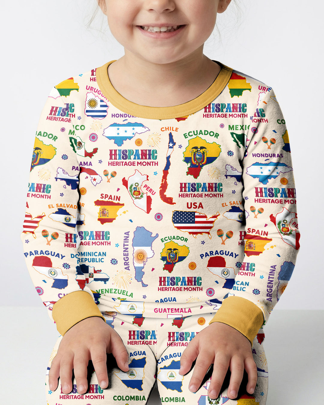 Template Bamboo Two Piece Long Sleeve Pyjamas Set
