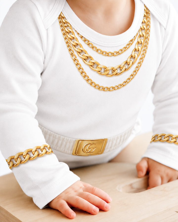 Mini Gold Boss Bamboo Bodysuit