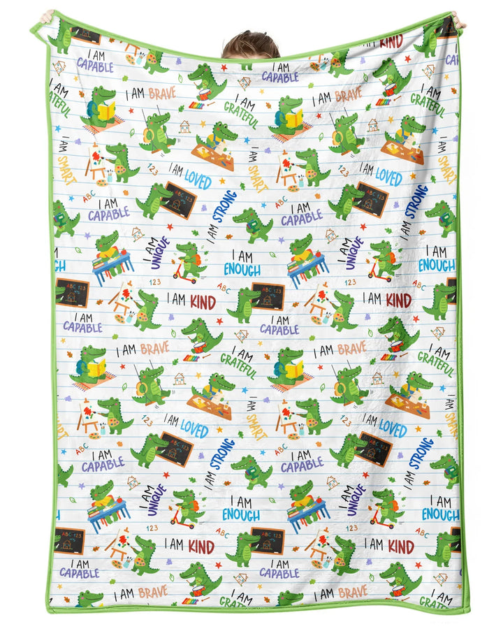 Brave Gator Days Bamboo Blanket