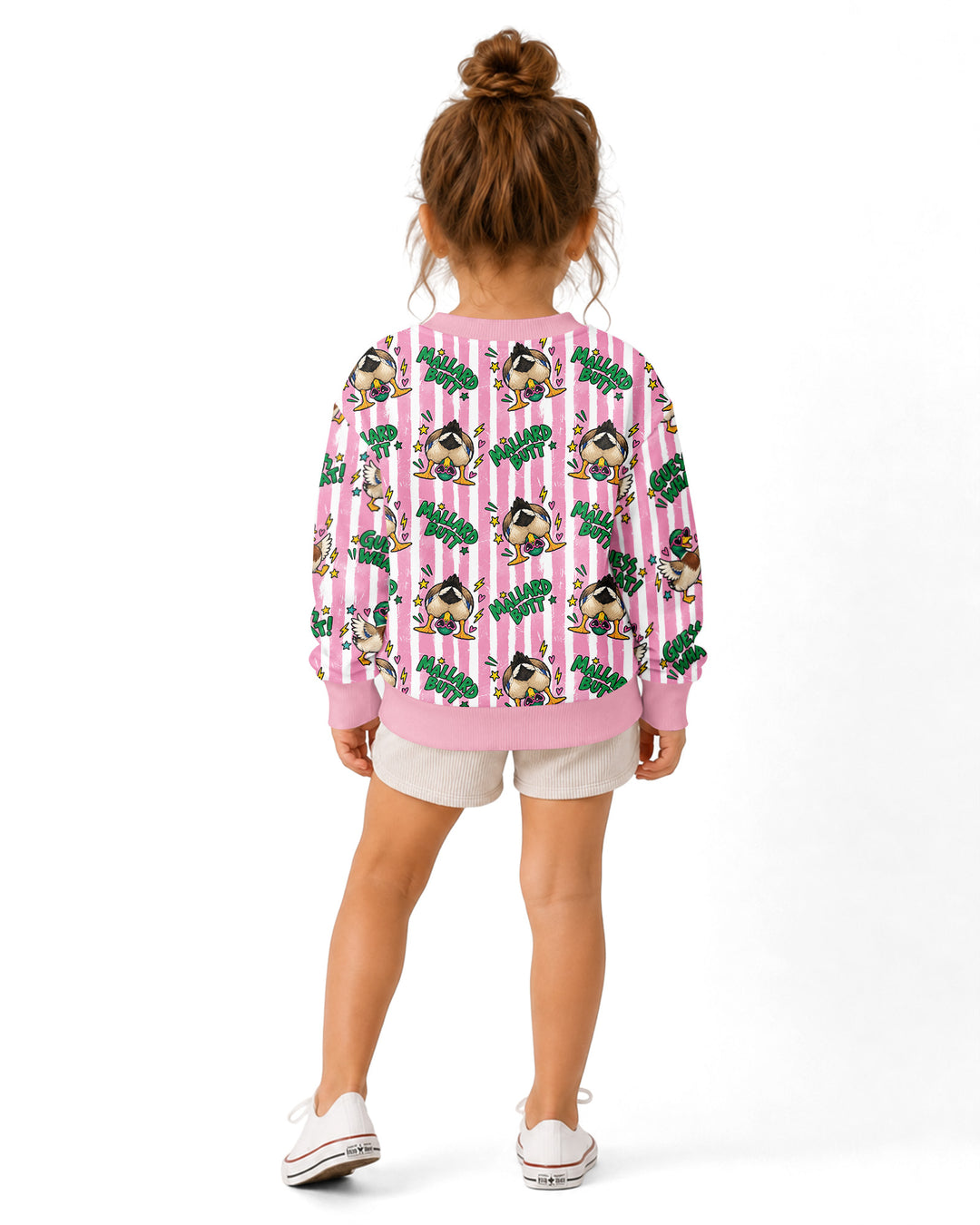 Guess What Mallard Butt Bamboo Crewneck Sweatshirt