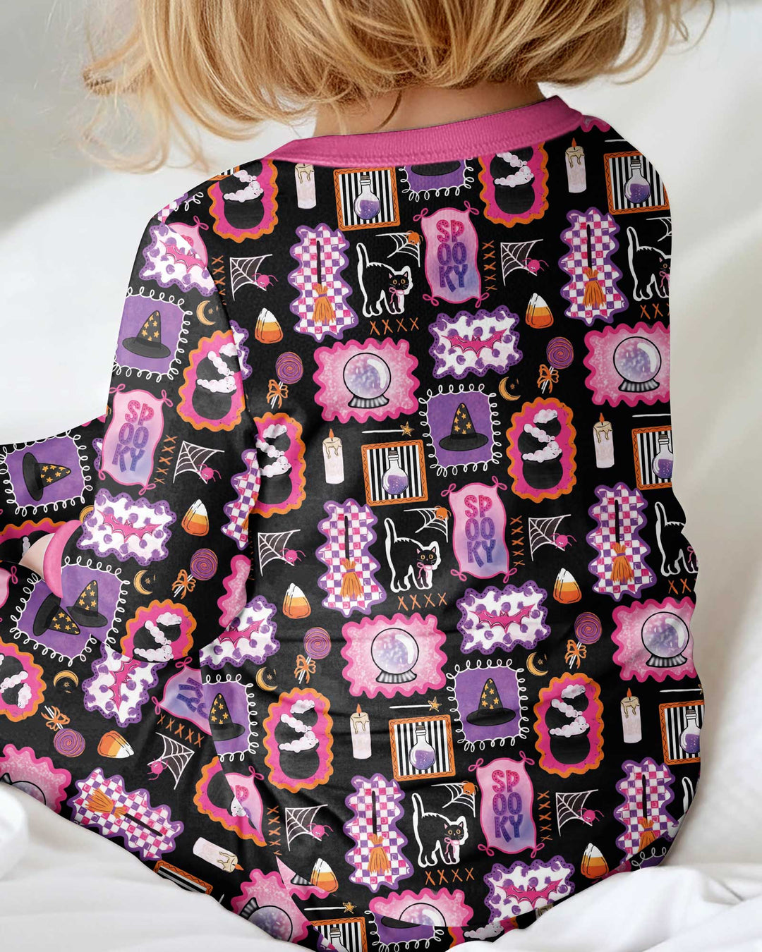Pink Witchy Halloween Bamboo Convertible Zippy