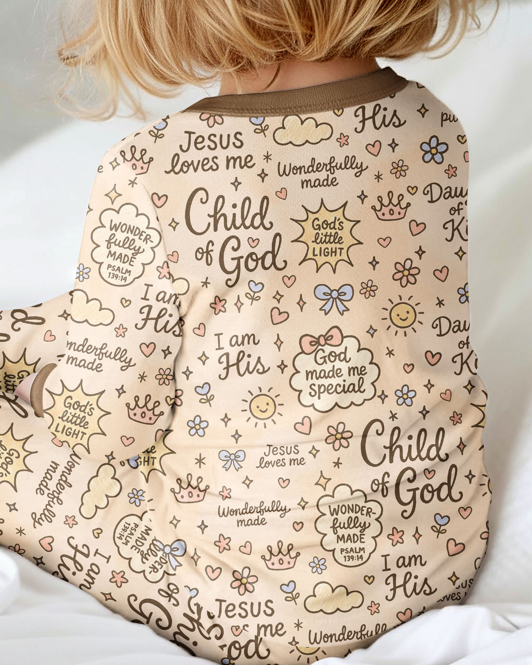 Child Of God Jesus Loves Me Bamboo Convertible Zippy