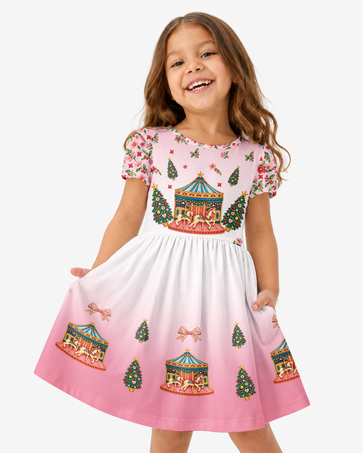 Enchanted Carousel Bamboo Twirl Dress