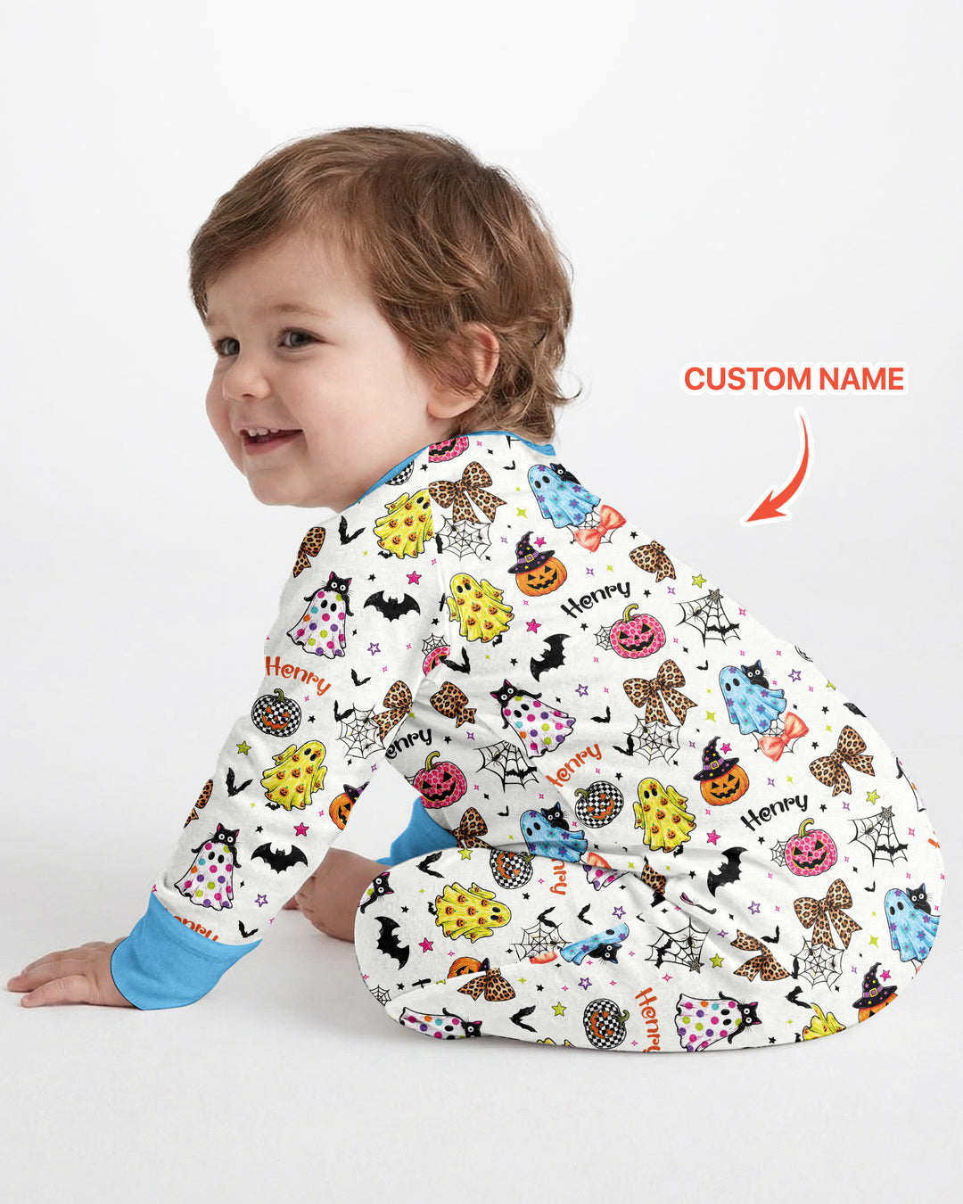 Custom Name Coquette Summerween Bamboo Convertible Zippy