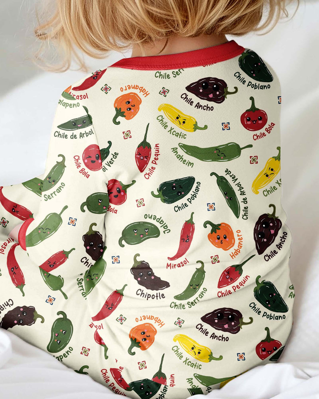 Kawaii  Mexican Chiles Bamboo Convertible Zippy