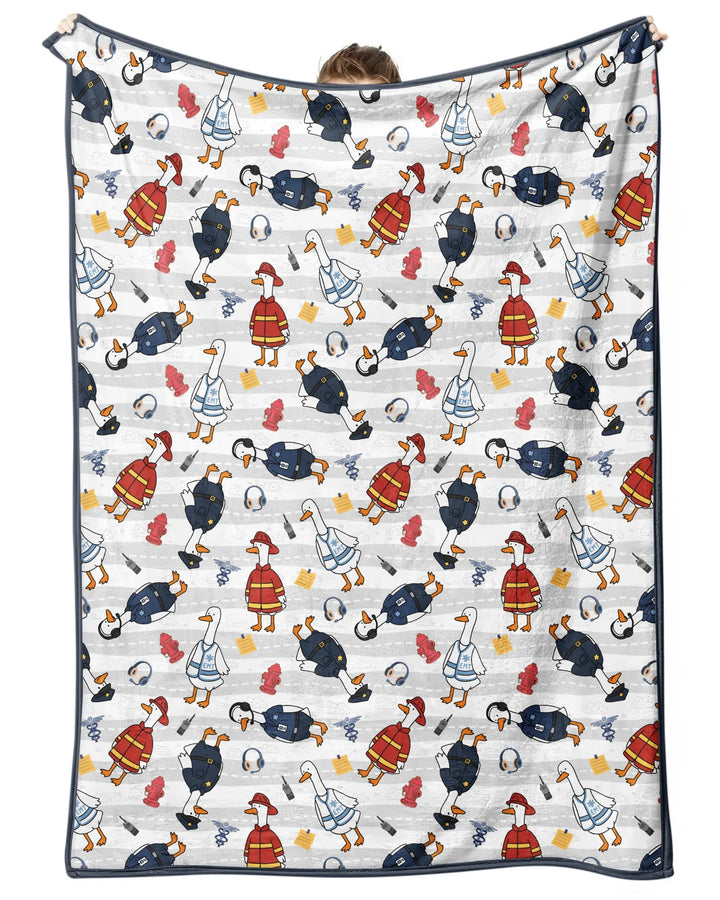 Rescue Goose Squad Bamboo Blanket