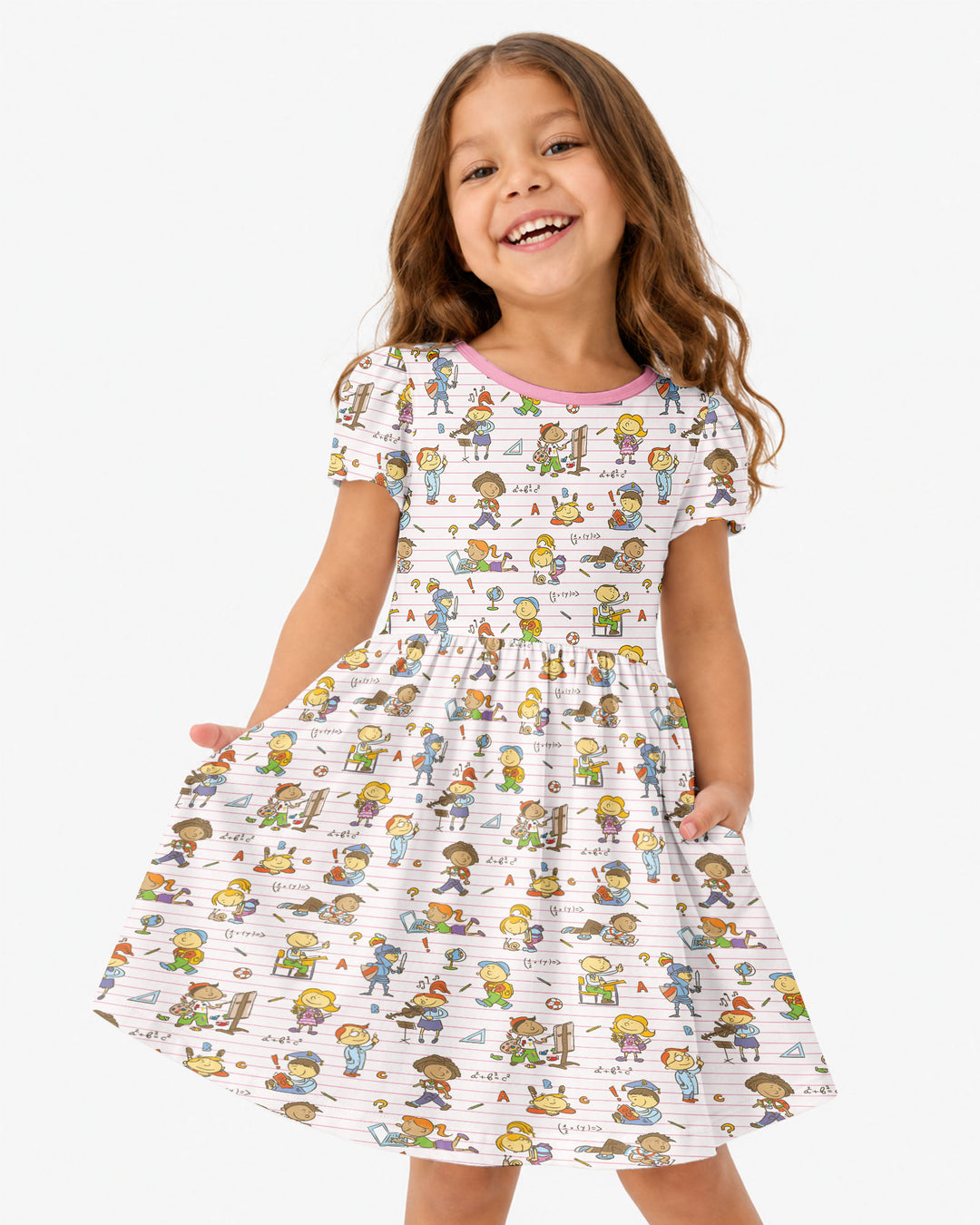 School Days Adventure Bamboo Twirl Dress