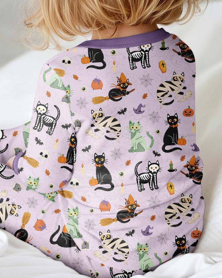 Spooky Cat Squad Bamboo Convertible Zippy