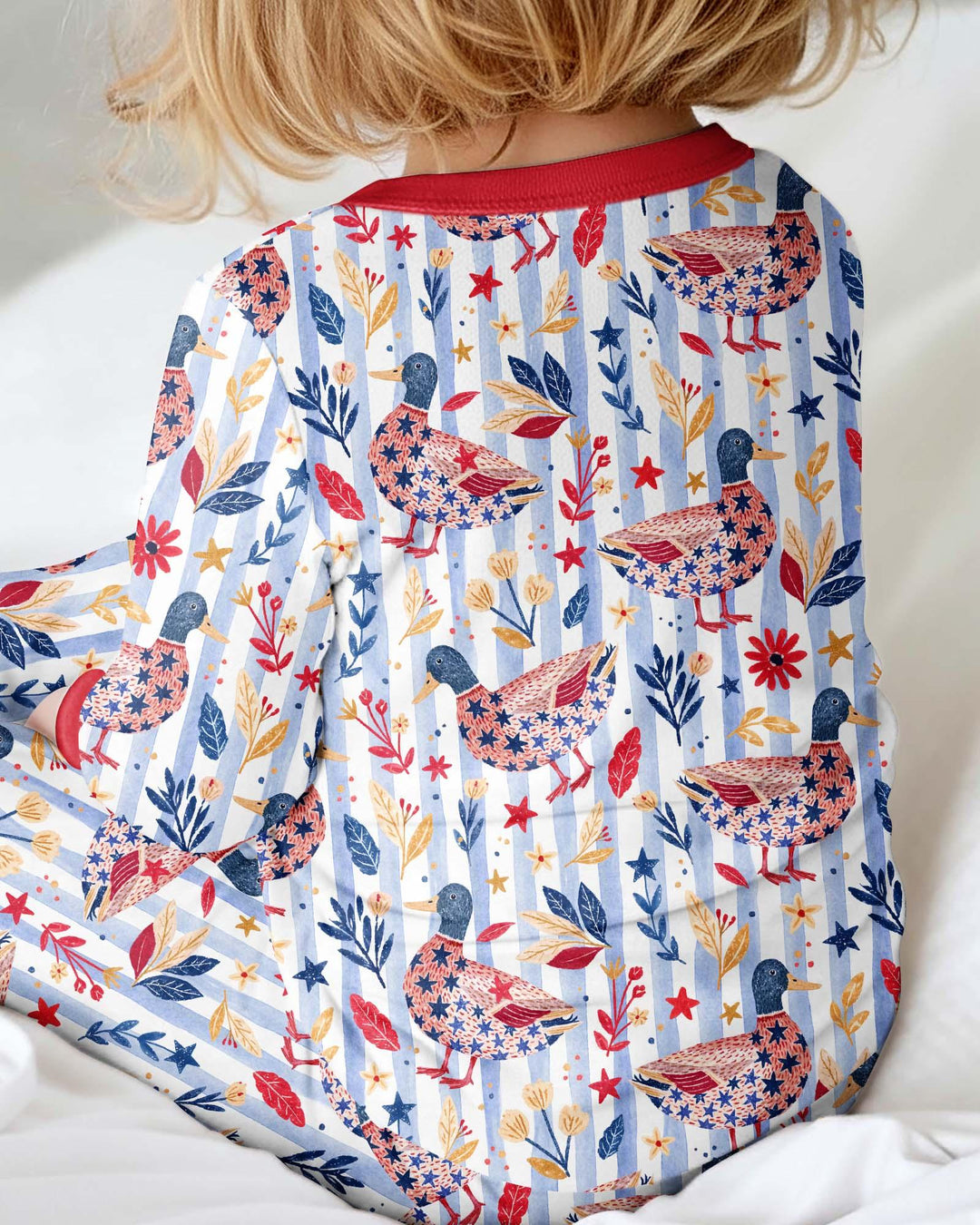 Patriotic Mallard Duck Bamboo Convertible Zippy