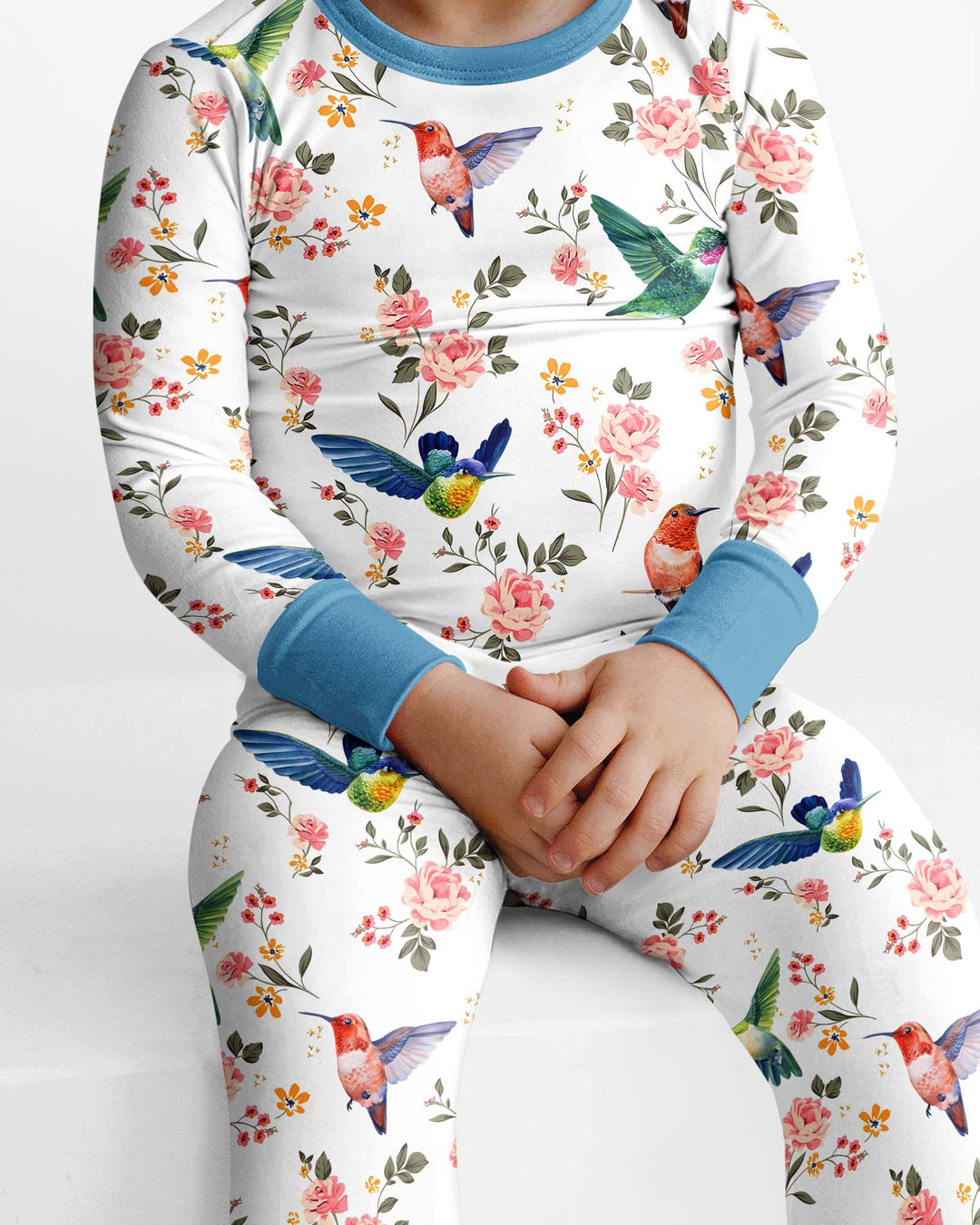 Template Bamboo Two Piece Long Sleeve Pyjamas Set