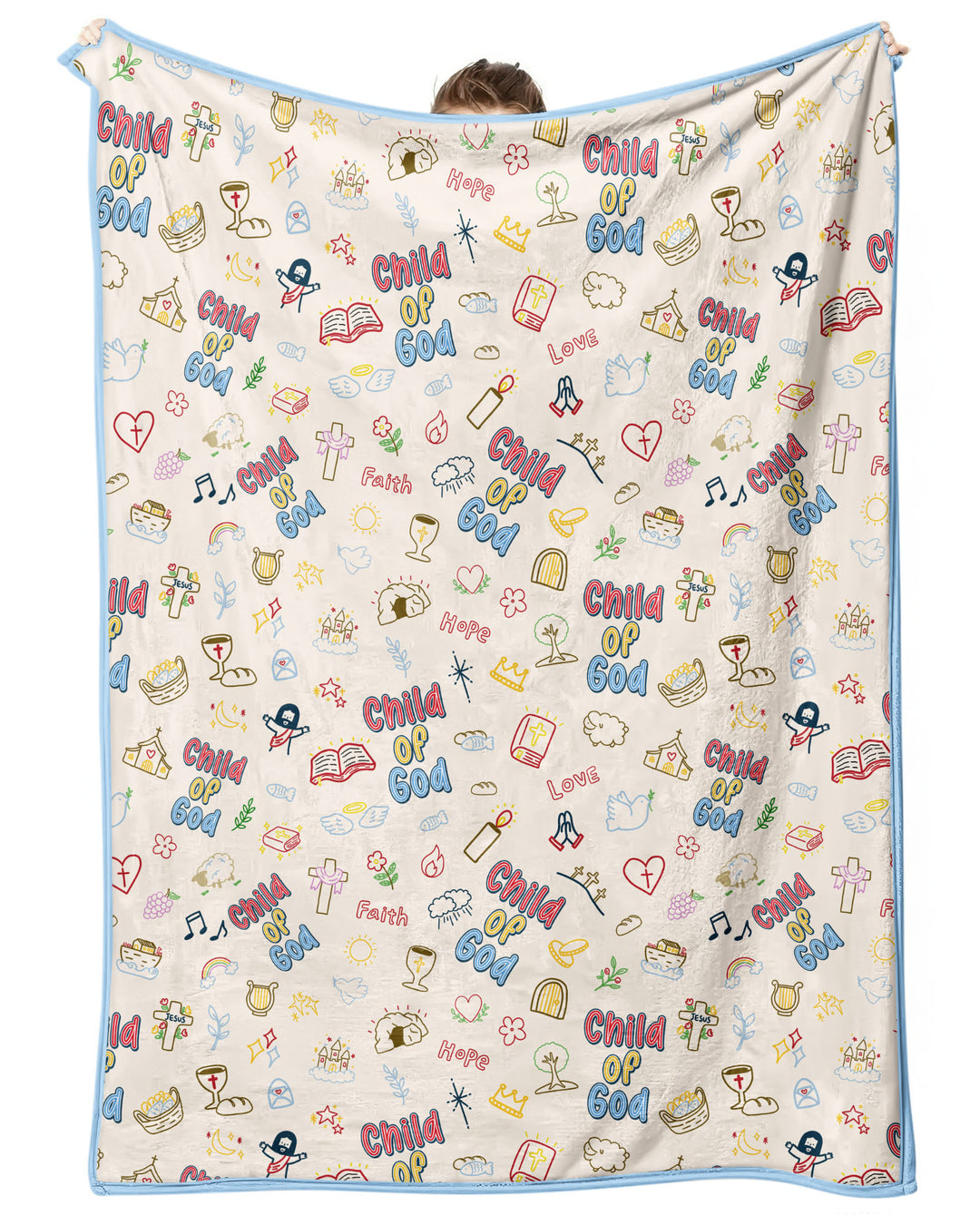 A Child Of God Family Matching Bamboo Blanket