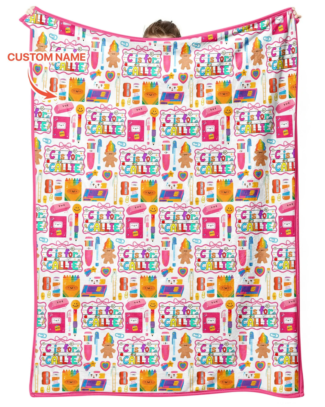 Custom Name Classroom Cuties Bamboo Blanket