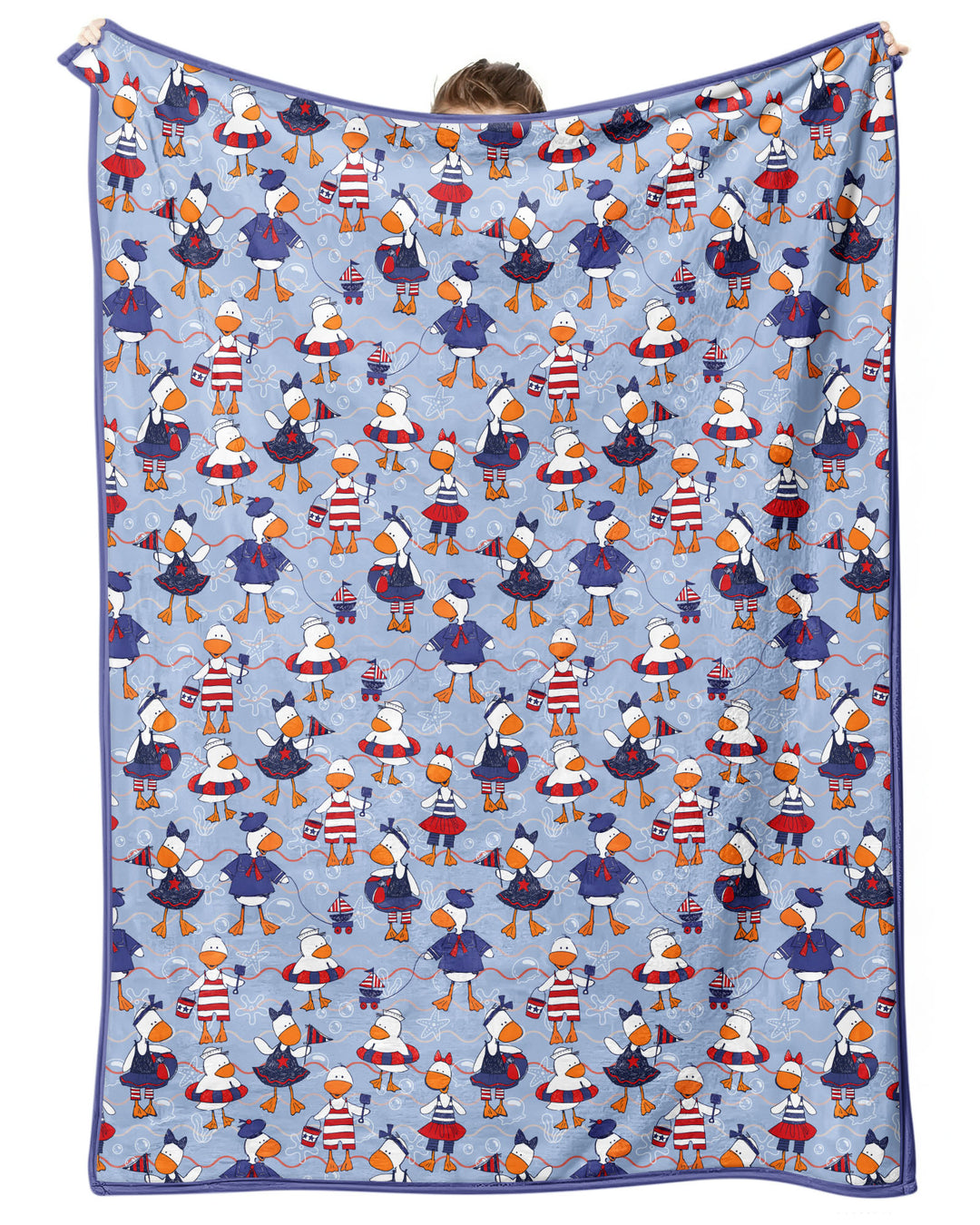 Freedom Floaties Family Matching Bamboo Blanket