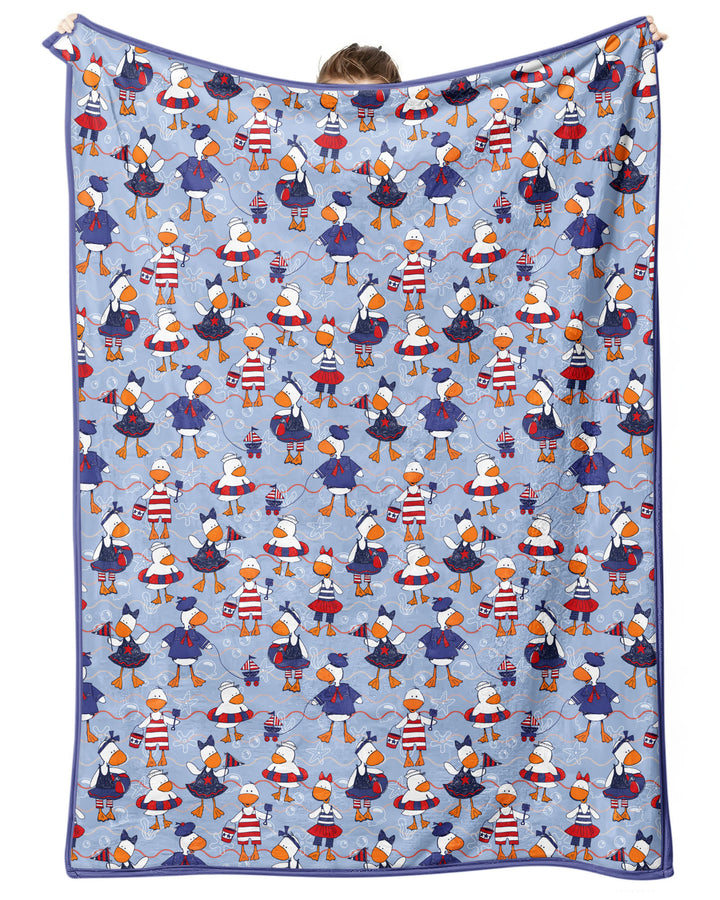 Freedom Floaties Family Matching Bamboo Blanket