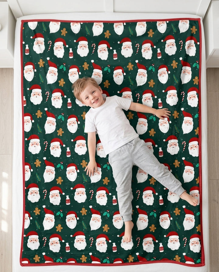 Christmas Sweet Santa Bamboo Blanket