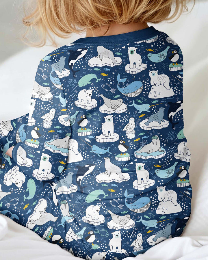 Animal Icebergs Bamboo Convertible Zippy