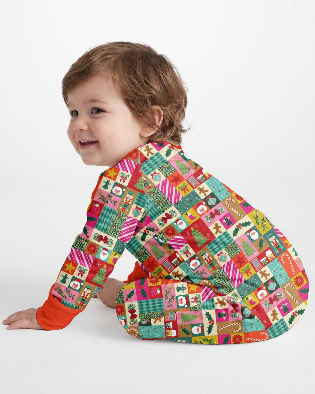 Maximalist Christmas Collage Bamboo Convertible Zippy