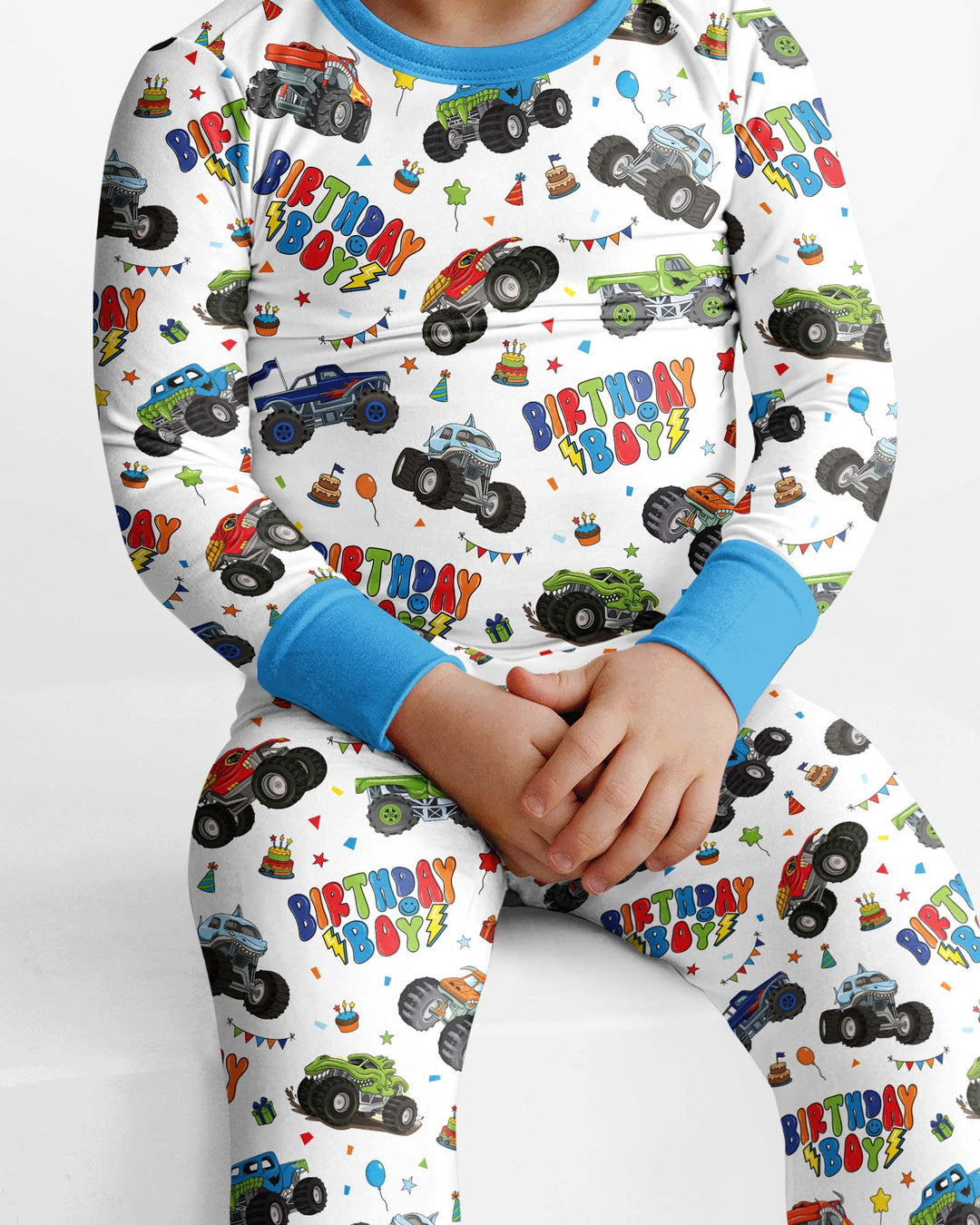 Template Bamboo Two Piece Long Sleeve Pyjamas Set