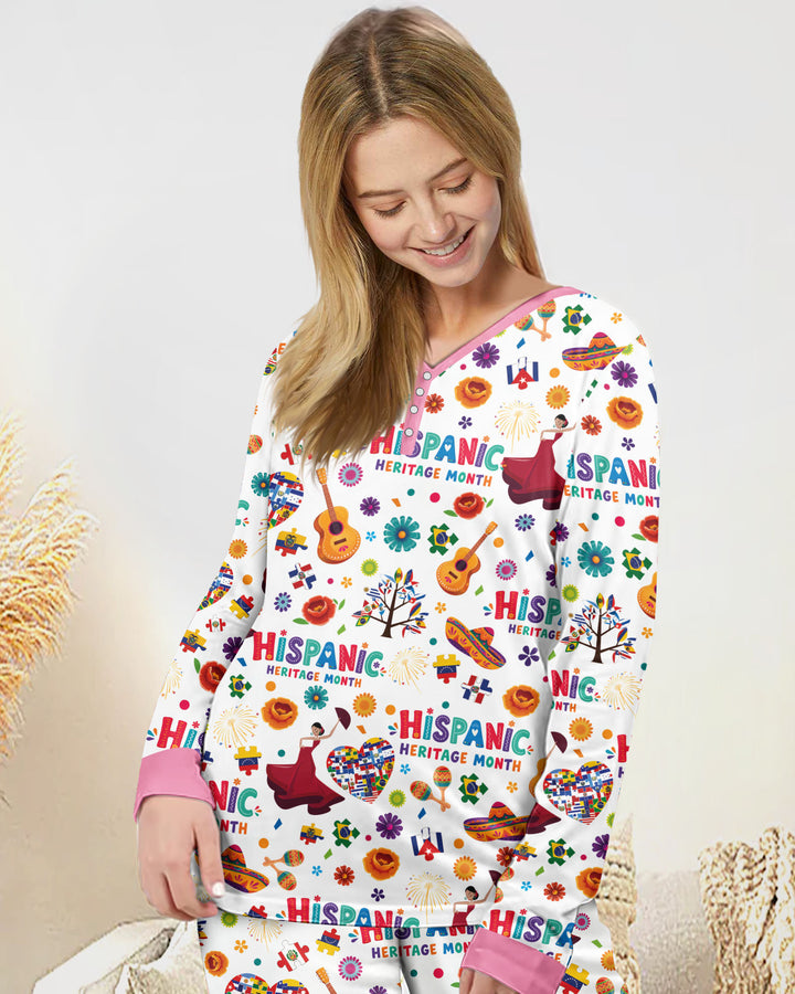 Fiesta Hispanic Heritage Month Bamboo Women Pajama Set
