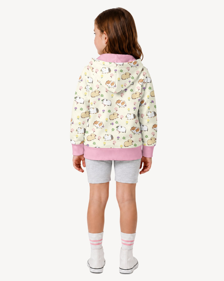 Guinea Pig Garden Bamboo Zip Hoodie