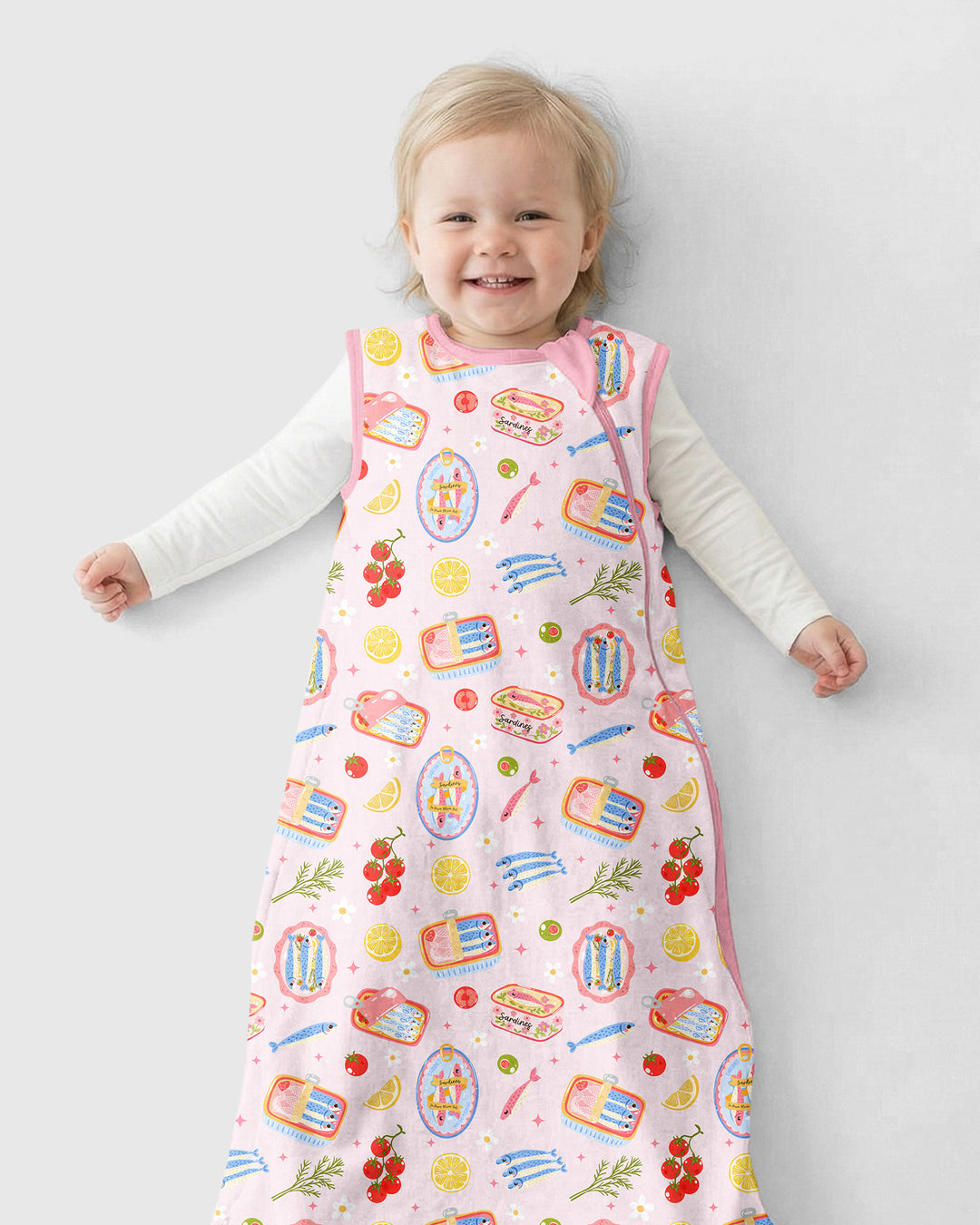 Preppy Sardines Bamboo Sleep Bag