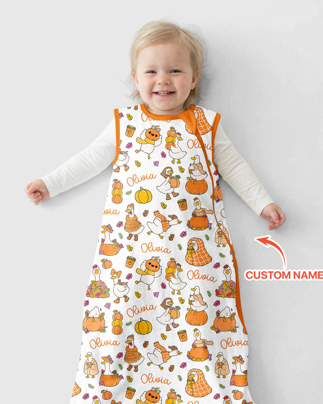 Fall Silly Goose Bamboo Sleep Bag
