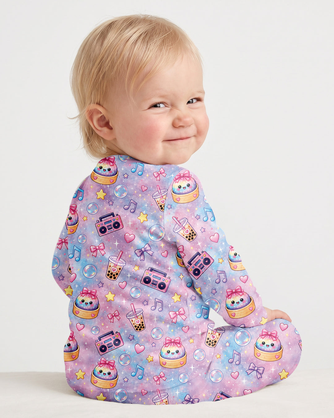 In My Squishy Era Baby Bamboo Two Piece Long Sleeve Pajama Set
