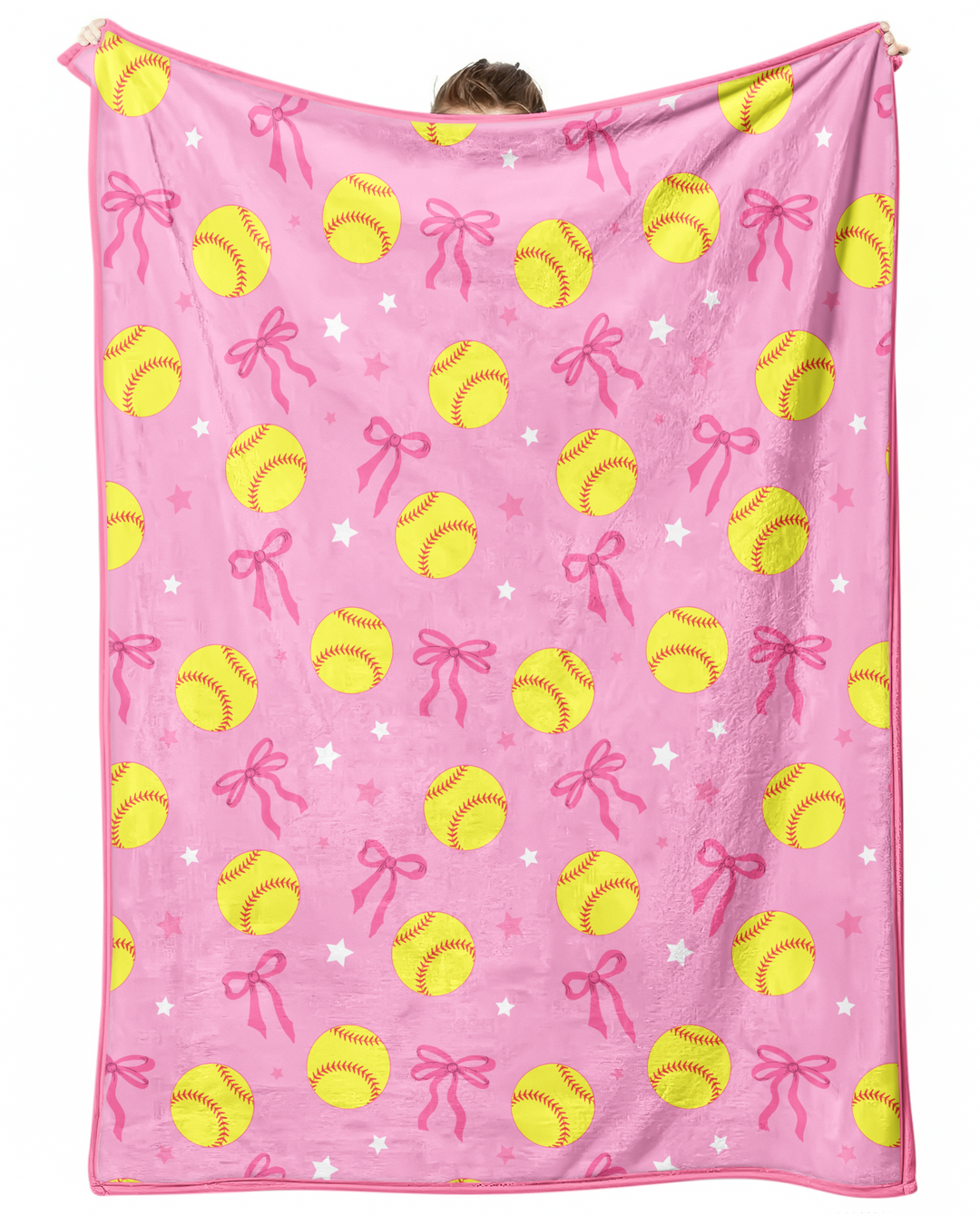 Softball Lovers Bamboo Blanket