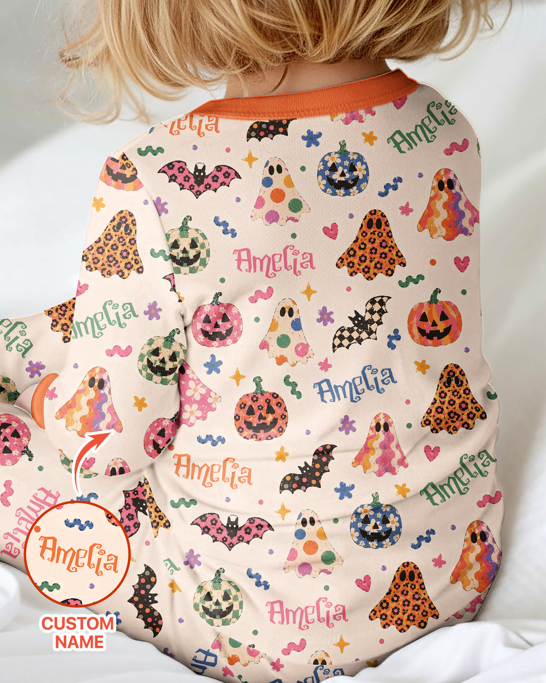 Funky Retro Halloween Bamboo Convertible Zippy