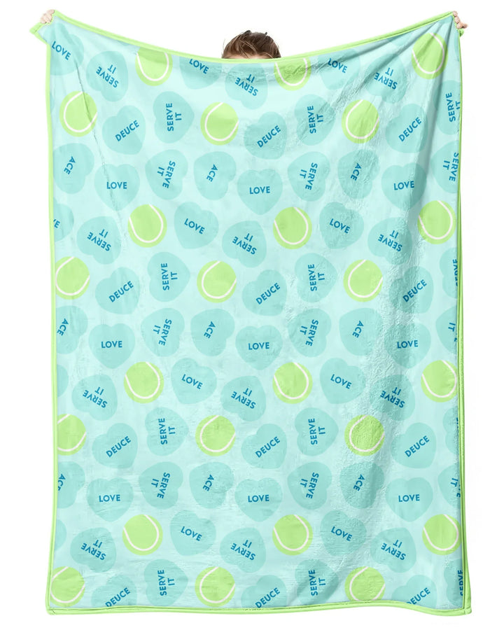 Tennis with Love Bamboo Blanket