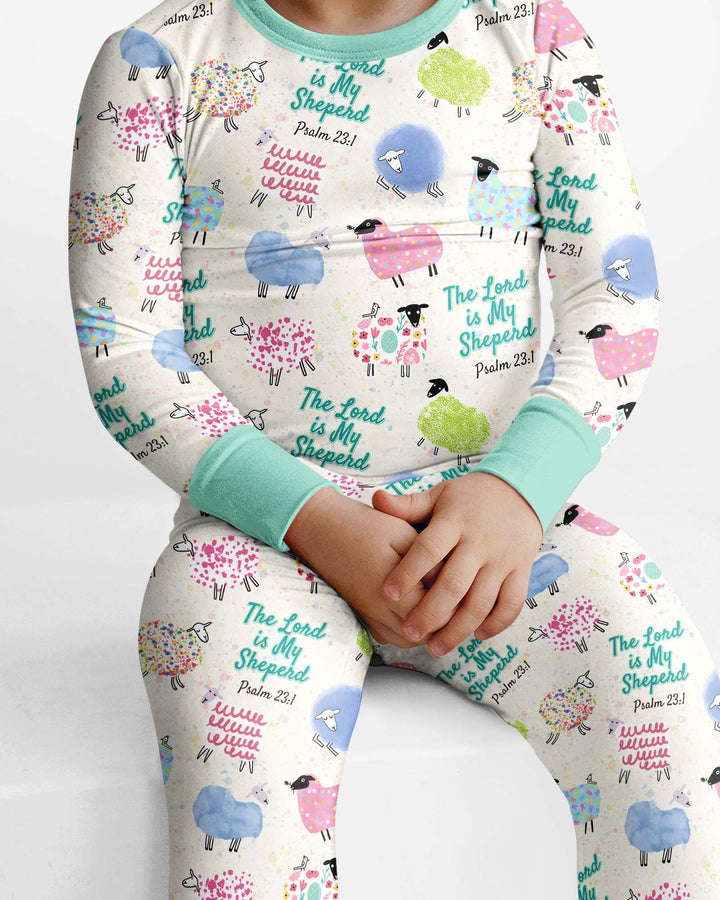 Template Bamboo Two Piece Long Sleeve Pyjamas Set