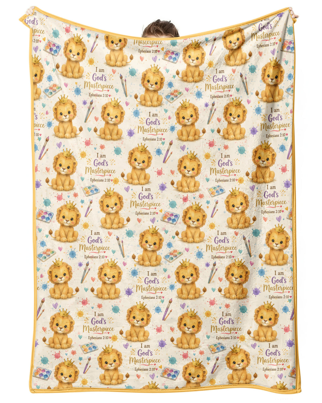 I Am God's Masterpiece Bamboo Blanket