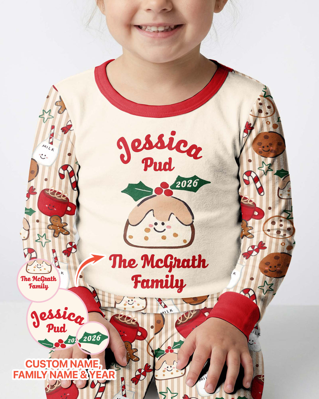 My Little Pudding Bamboo Two Piece Long Sleeve Pajama Set