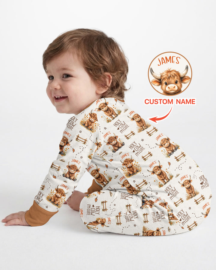Holy Cow I'm Cute Personalized Bamboo Convertible Zippy