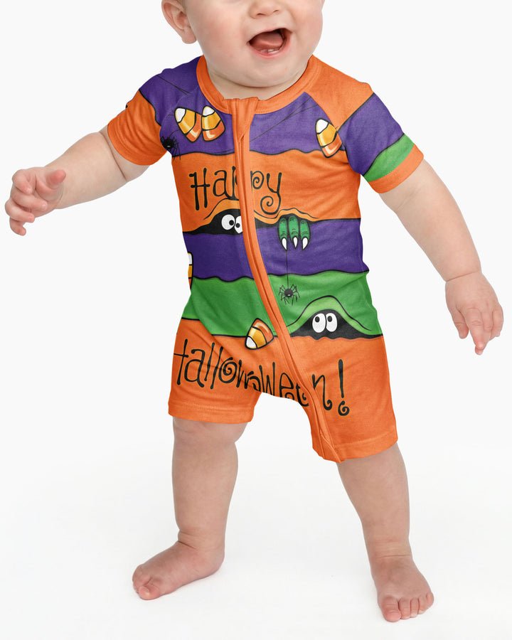 Happy Halloween Bamboo Shorty Zippy