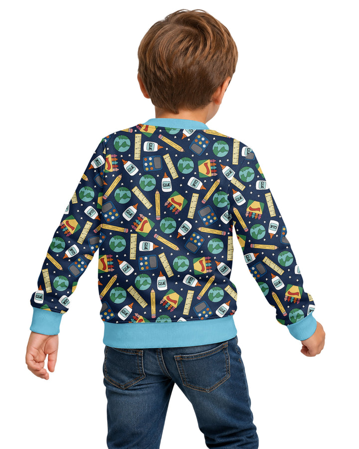 School Supply Bamboo Crewneck Sweatshirt
