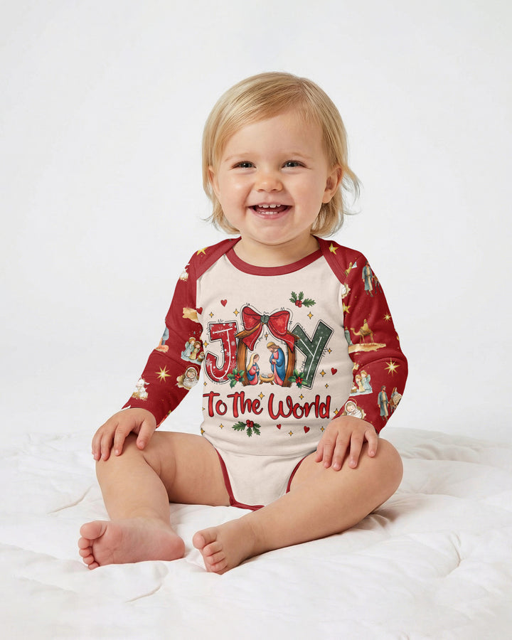 Nativity Joy To The World Bamboo Bodysuit