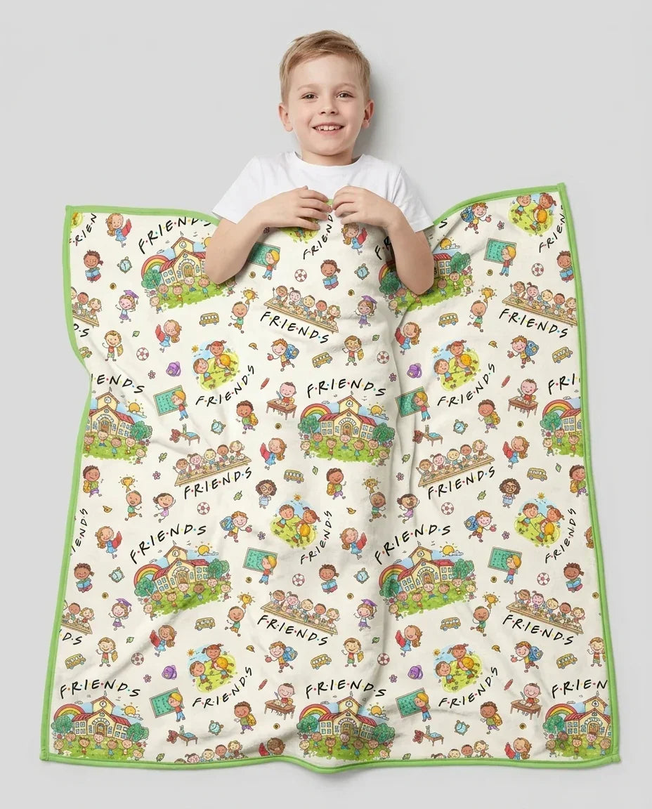 School Friends Forever Bamboo Blanket