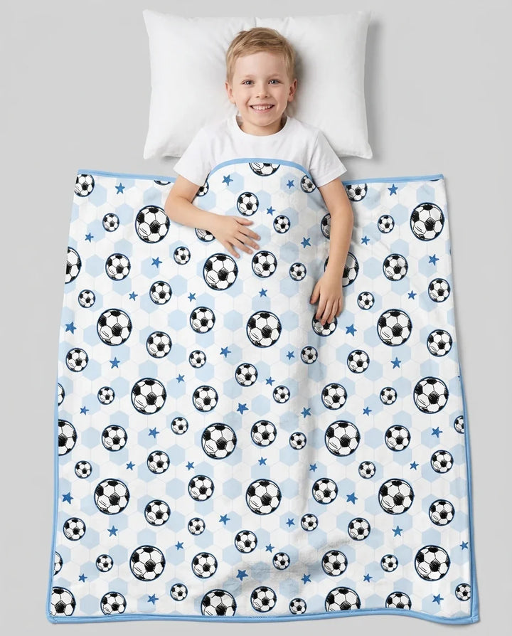 Goal Squad Family Matching Bamboo Blanket