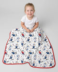 USA Soccer Goose Family Matching Bamboo Blanket