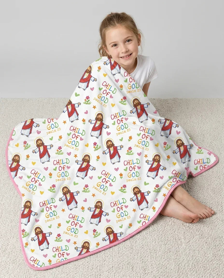 Jesus Loves Me Bamboo Blanket